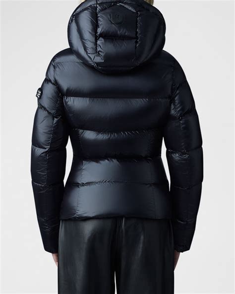 Mackage Madalyn Lustrous Light Down Jacket With Hood Neiman Marcus