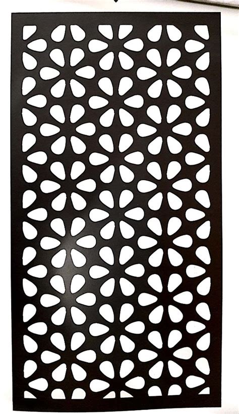 Cnc Carved White Wpc Jali Boards Size X X Mm For Apartment For