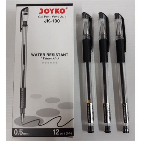 Jual Pulpen Gel Joyko Ballpoint Gel Joyko Jk Hitam Pack