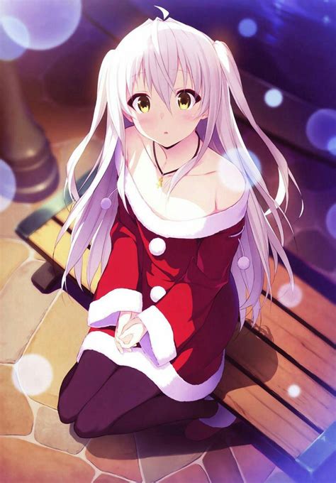 Anime Girls Christmas Wallpapers Wallpaper Cave