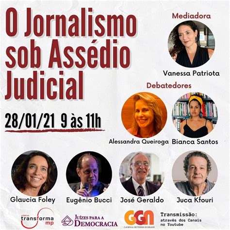 Assédio Judicial Contra Jornalistas é Crise Da Democracia Jor