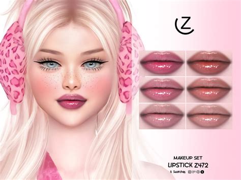 The Sims Resource Makeup Set Lipstick Z