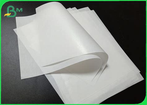 30g 50g Food Grade White Kraft Paper Roll For Food Paper Bags Making