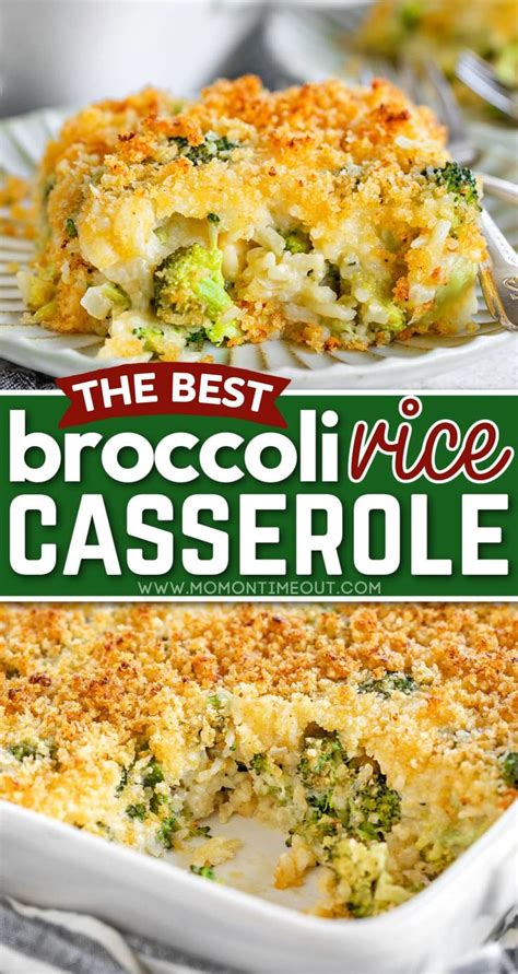 Broccoli Rice Casserole Recipe Mom On Timeout Vegetable Casserole