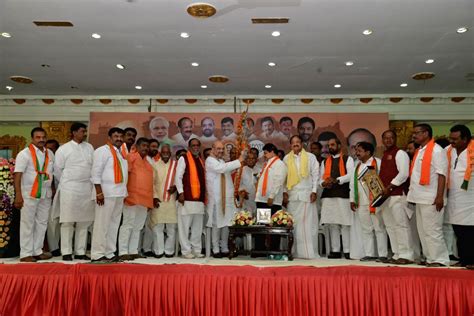 Amit Shah addresses BJP meeting