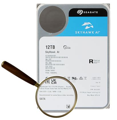 HDD FOR DVR HDD ST12000VE001 12TB 24 7 SkyHawk AI SEAG HDDs Delta