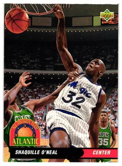 1992 93 UPPER DECK All Division Team Shaquille O Neal AD1 Orlando