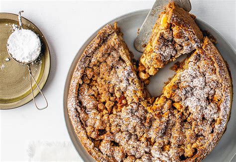 Apfel Crumble Kuchen Frisch Gekocht