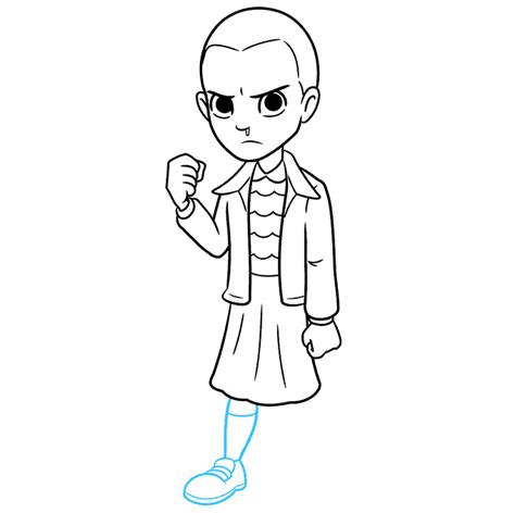 How To Draw Eleven From Stranger Things Really Easy Drawing Tutorial