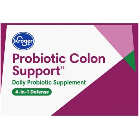 Kroger® Probiotic Colon Support Daily Probiotic Supplement Capsules 30