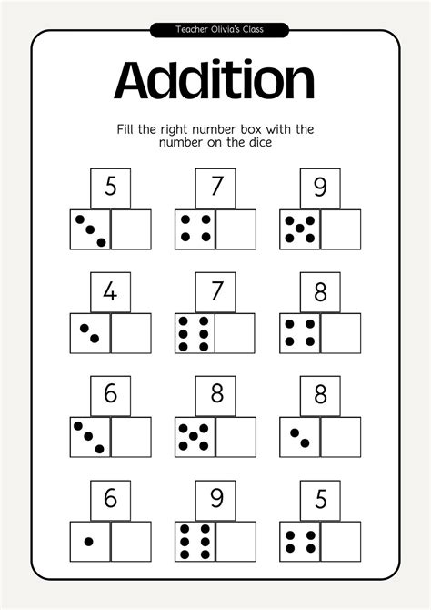 Page Free And Customizable Addition Templates Worksheets Library