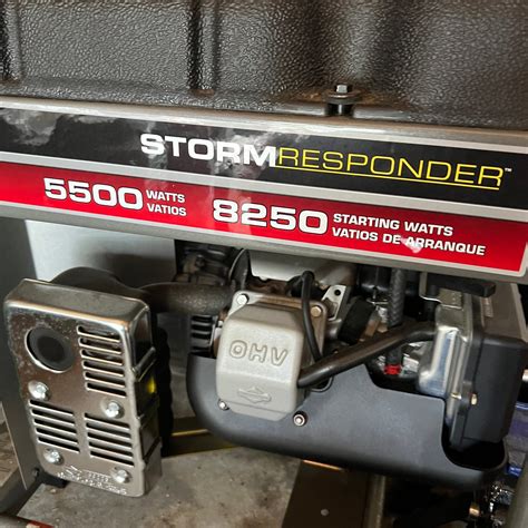 Briggs Stratton Storm Responder Watt Generator With Power Cord