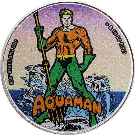 Samoa Dc Comics Ausgabe Aquaman Oz Silber I Coloriert