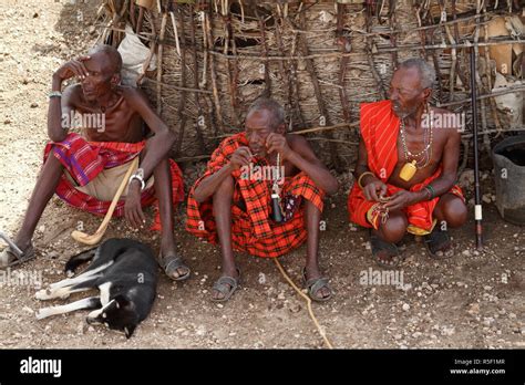 Men From The Tribe Of Samburu In Kenya Stock Photo Alamy