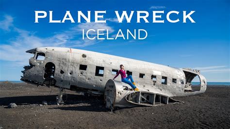 Plane Wreck Black Sand Beach In Iceland Iceland Ring Road Trip Day