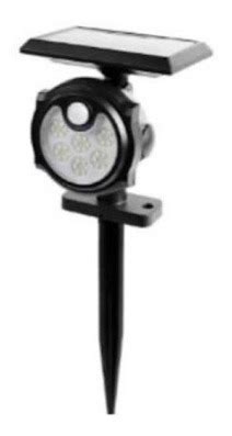 Foco Solar Farol Led Estaca Tierra Jard N Sensor Movimiento Cuotas