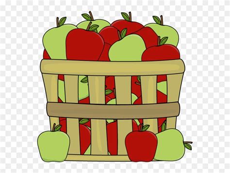 568 X 555 7 - Apple Basket Clip Art, HD Png Download - 568x555 (#822947 ...