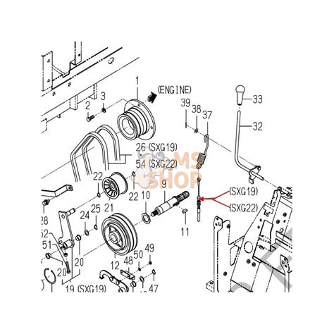 CABLE PTO SXG 19 22 ISEKI ISE 1728 334 510 30 MSSHOP