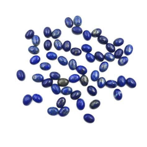 Natural Lapis Lazuli Oval Cabochon Loose Gemstone Lot Pcs Mm