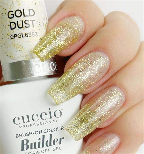 Brush On Colour Builder Gel With Calcium Led Uv Ml Gold Dust