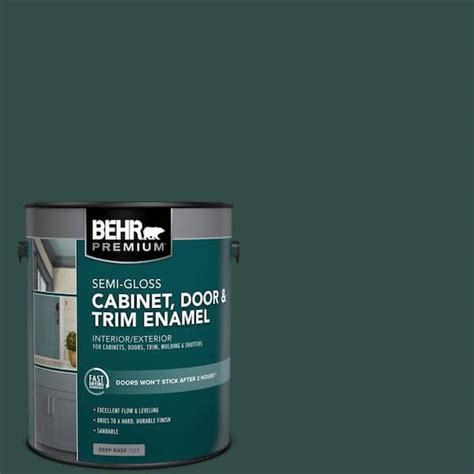 Behr Premium Gal Ecc Hidden Forest Semi Gloss Enamel Interior