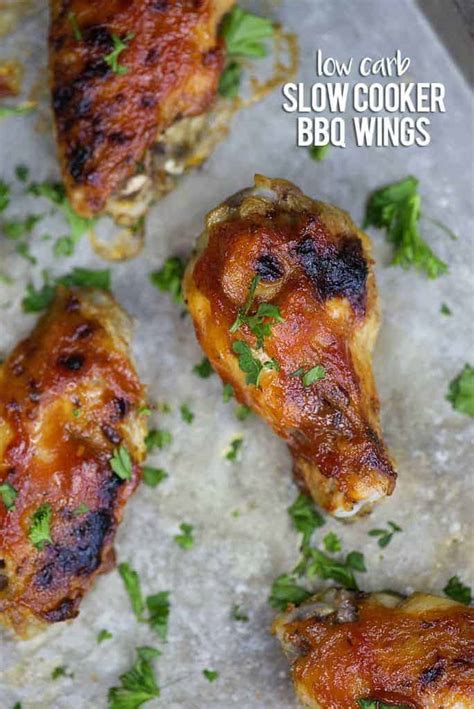 Slow Cooker Chicken Wings With Bbq Sauce