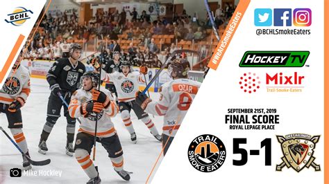 Recap Smoke Eaters Explode In The First Win In West Kelowna