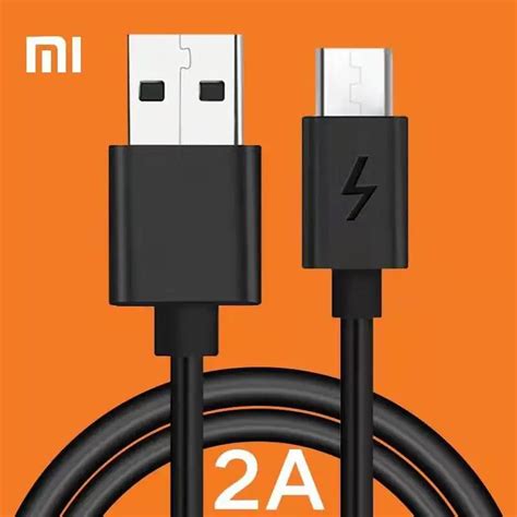 Original Xiaomi Cable Micro USB Cable 2A Fast Charger for Xiaomi mi 2 ...