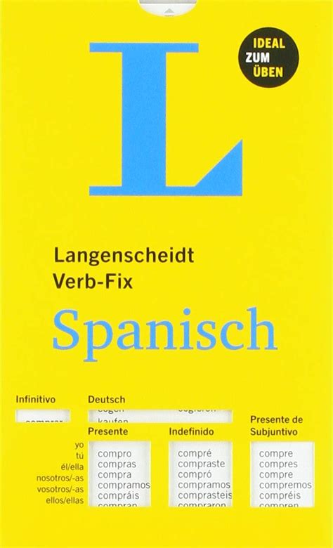 Langenscheidt Verb Fix Spanisch Spanische Verben Auf Einen Blick