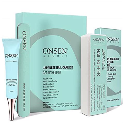 Onsen Japanese Nail Buffer And Shine Kit Professional Nail File 3