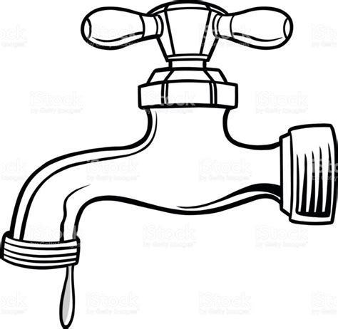 How To Draw A Faucet At How To Draw