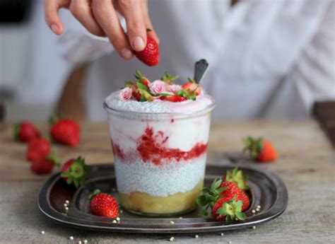 Strawberry Banana Chia Parfait Delicious And Healthy By Maya