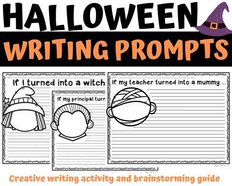 Fun Halloween Writing Prompt For St Grade Nd Grade Rd Grade And