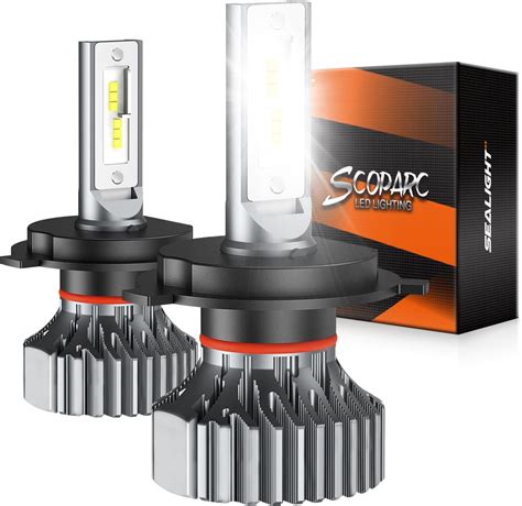 Amazon SEALIGHT H4 9003 HB2 Bulbs Super Bright Dual Beam Bulbs