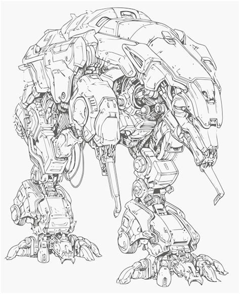 Mecha Illustration Mecha Coloring Book Premium Ai Generated Vector