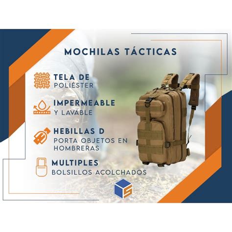 Mochila Tactica Asalto Trekking Litros Camuflada Beige Waggs