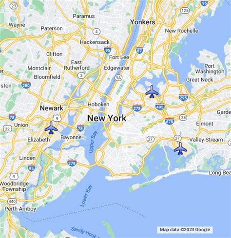 New York City Map Airports - Get Latest Map Update