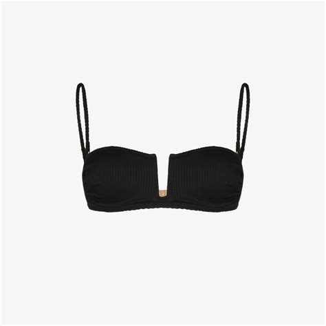 Alexandra Miro Jenna Bikini Top Browns