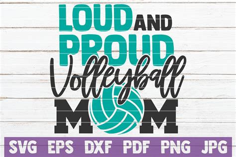 Volleyball Mom SVG Bundle SVG Cut Files By MintyMarshmallows