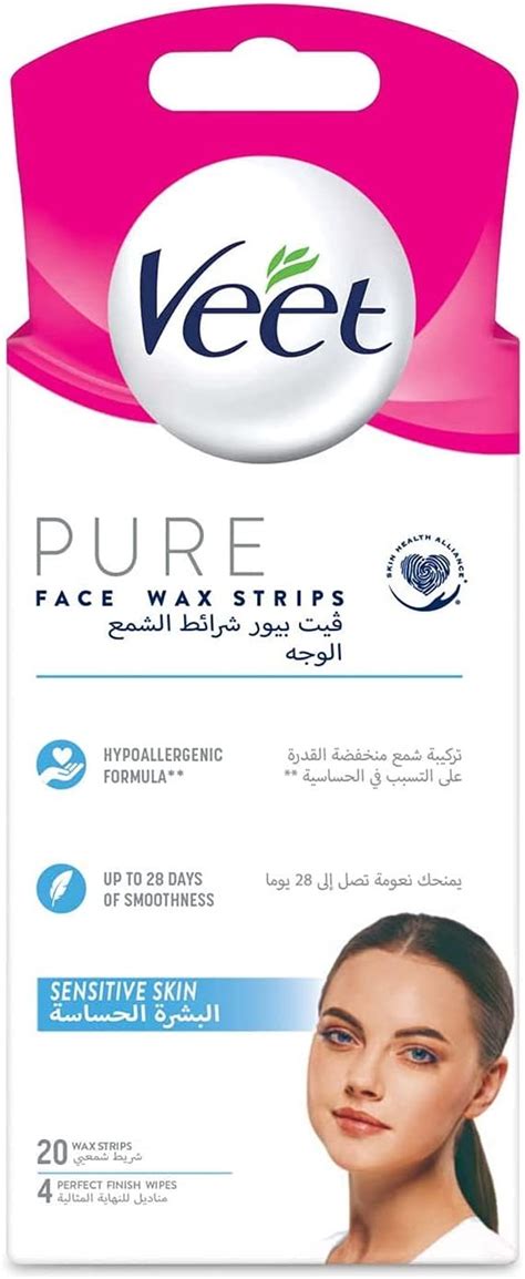 Veet Face Wax Strips Sensitive 20s Willkins Pharmacy