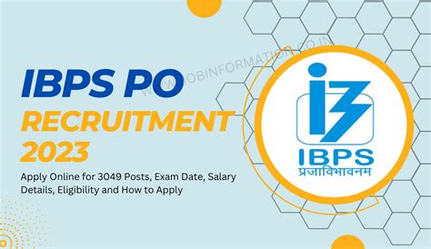 Ibps Po Recruitment 2023 Apply Online For 3049 Posts Exam Date Salary