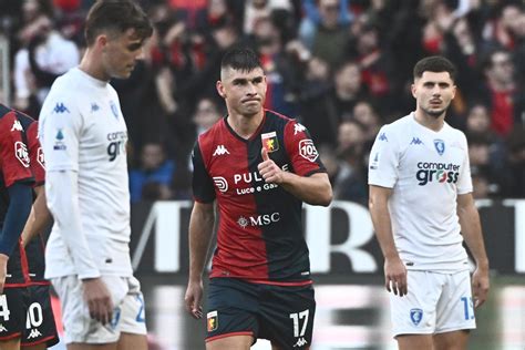 Genoa Empoli 1 1 Cancellieri Risponde A Malinovskyi TAG24