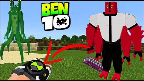 Novo Melhor ADDONS MOD Do Ben 10 Para O MCPE Minecraft Pocket Edition