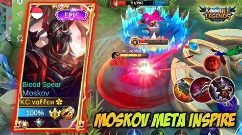 GAMEPLAY MOSKOV TOP GLOBAL DI GOLD LANE I CARA ROTASI MOSKOV I BUILD