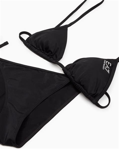 Triangel Bikini Mit Logo EA7