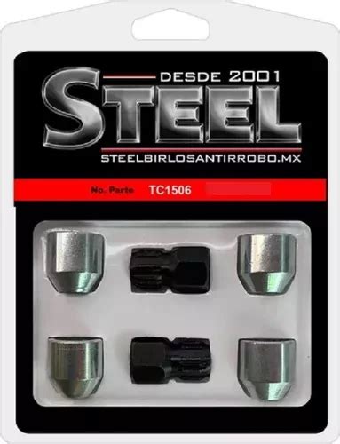 Juego Tuercas De Seguridad Steel Medida 14x1 5 Garantia Accesorios Molo