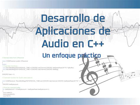 Pdf Desarrollo De Aplicaciones De Audio En C Un Enfoque Pr Ctico