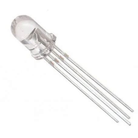 LED RGB 5mm 4 Pins Common Anode Transparent