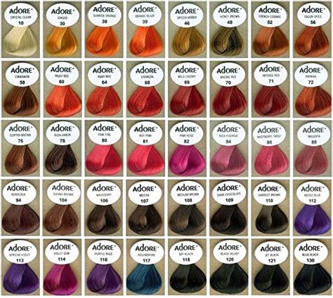 22 Jazzing Hair Color Chart Nikianoemi