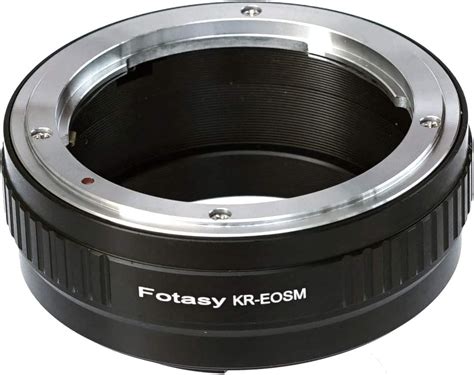 Amazon Fotasy Adjustable M42 Lens To Cannon EF M Mount Adapter